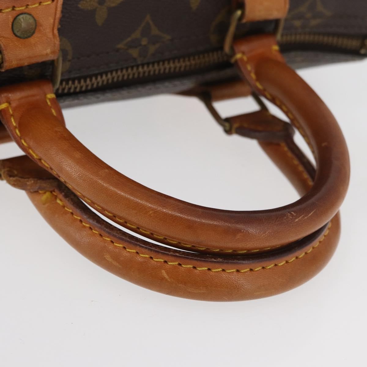 Louis Vuitton Speedy Monogram Canvas Brown Canvas Handbag (Pre-Owned)