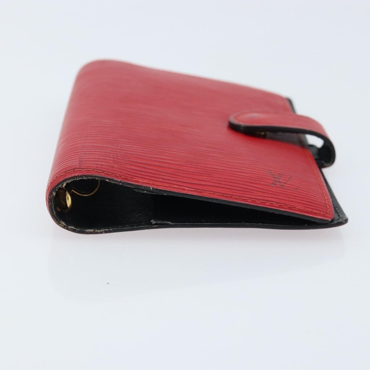 Louis Vuitton Agenda Cover Epi Leather Red Leather Wallets Accessory (Pre-Owned)