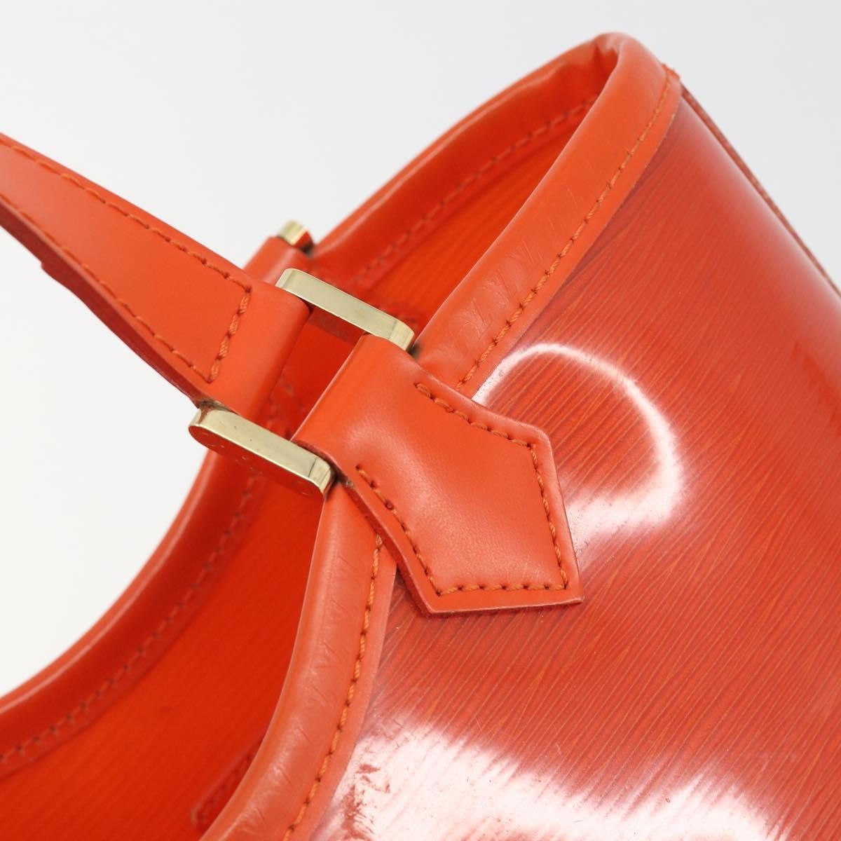 Louis Vuitton Plage Lagoon Bay Vinyl Epi Leather Orange Leather Tote Bag Bag (Pre-Owned)