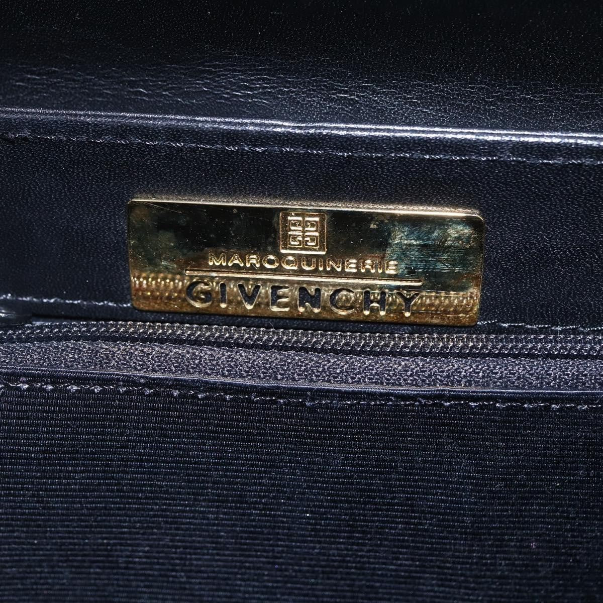 Givenchy Vintage Leather Black Leather Bag (Pre-Owned)