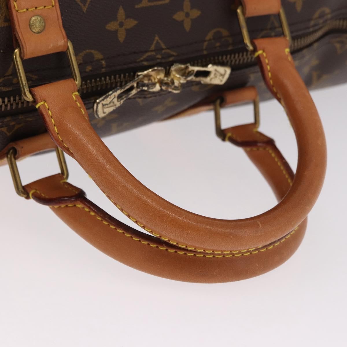 Louis Vuitton Keepall Monogram Canvas Brown Canvas Travel Bag Bag (Pre-Owned)