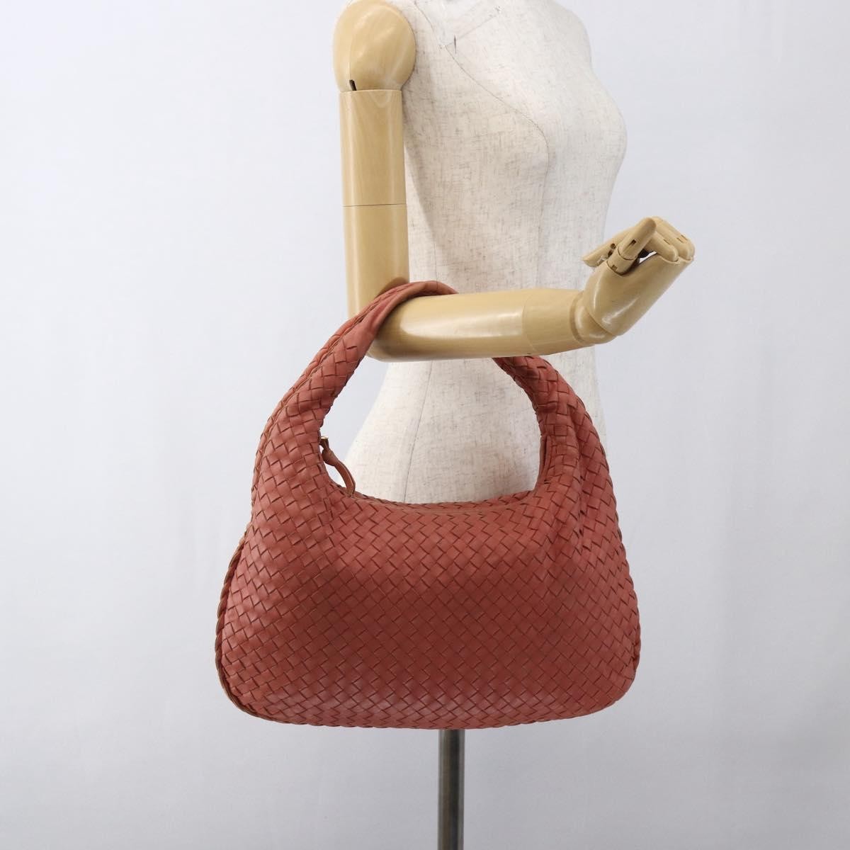 Bottega Veneta Veneta Hobo Intrecciato Nappa Pink Leather Shoulder Bag Bag (Pre-Owned)