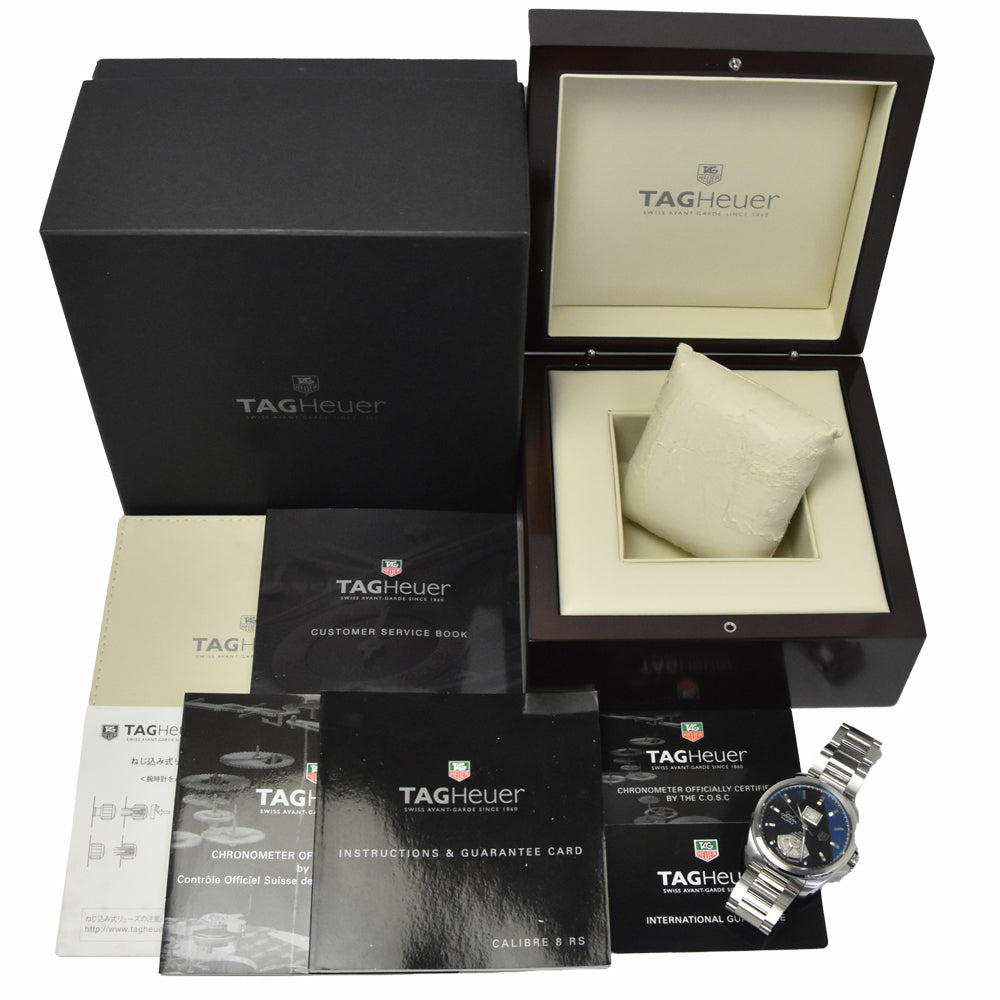 Tag Heuer Grand Carrera Calibre 8 Stainless Steel Watch (Pre-Owned)