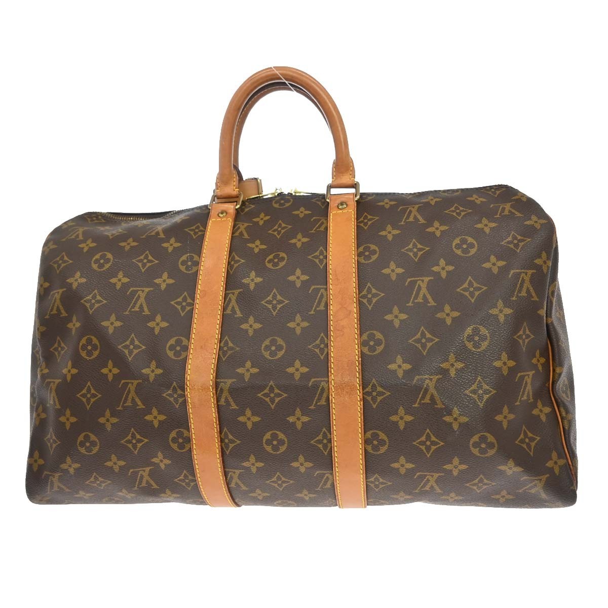 Louis Vuitton Keepall Monogram Canvas Brown Canvas Travel Bag Bag (Pre-Owned)