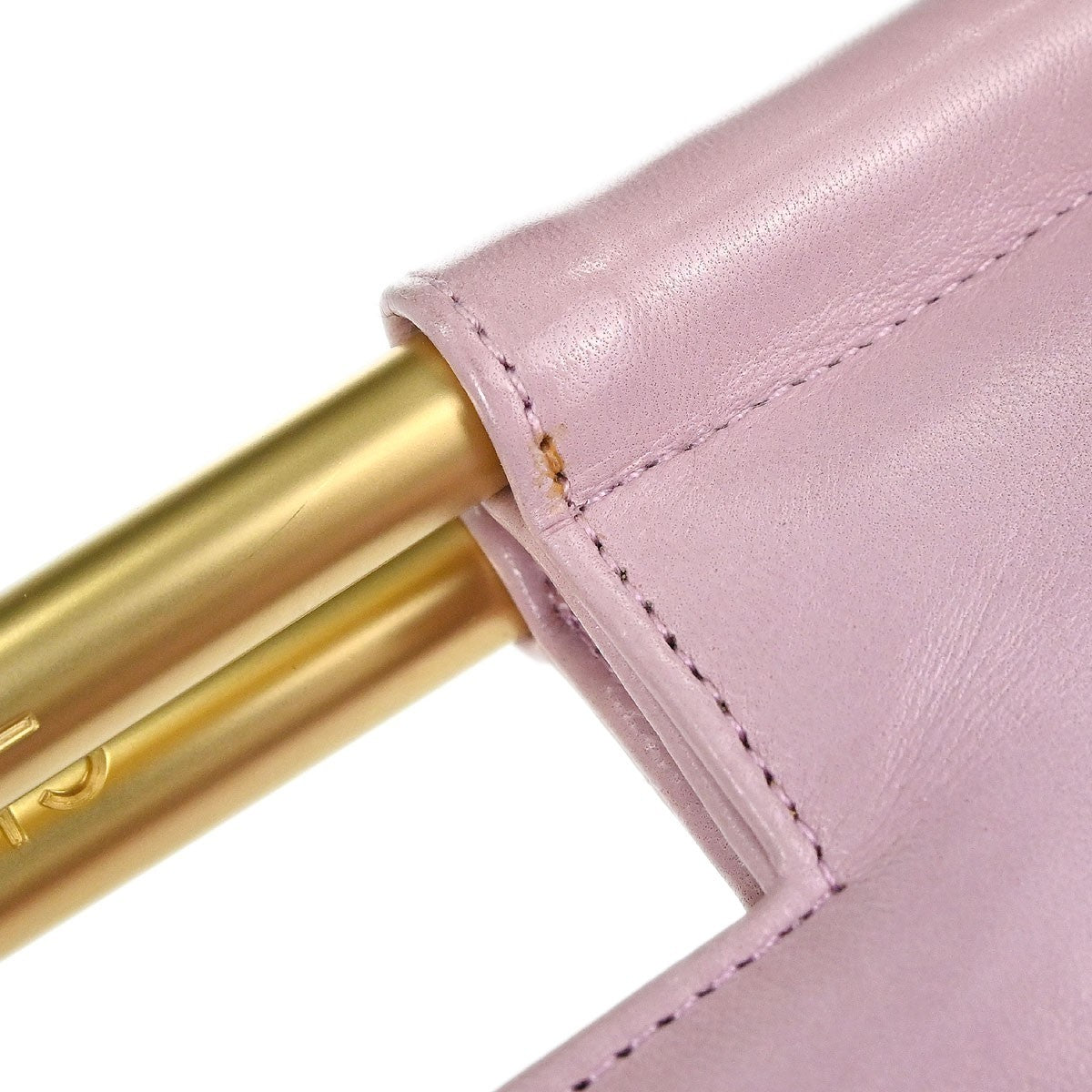 Chanel Chanel Coco Mark Leather Tote Leather Pink Leather Handbag (Pre-Owned)