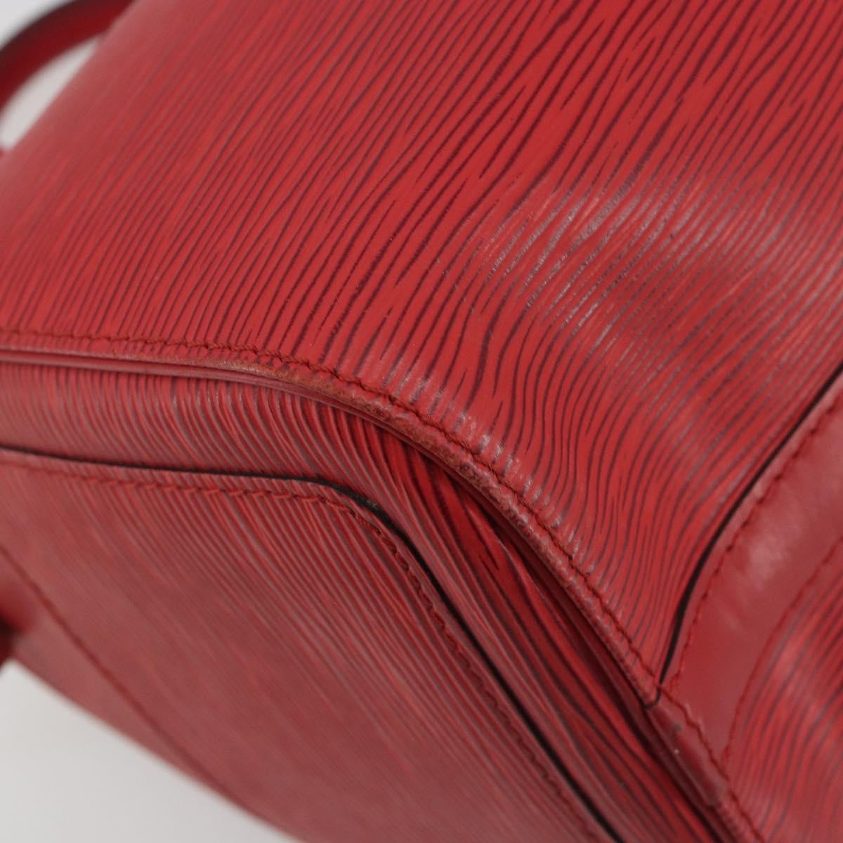 Louis Vuitton Speedy Epi Leather Red Leather Handbag (Pre-Owned)