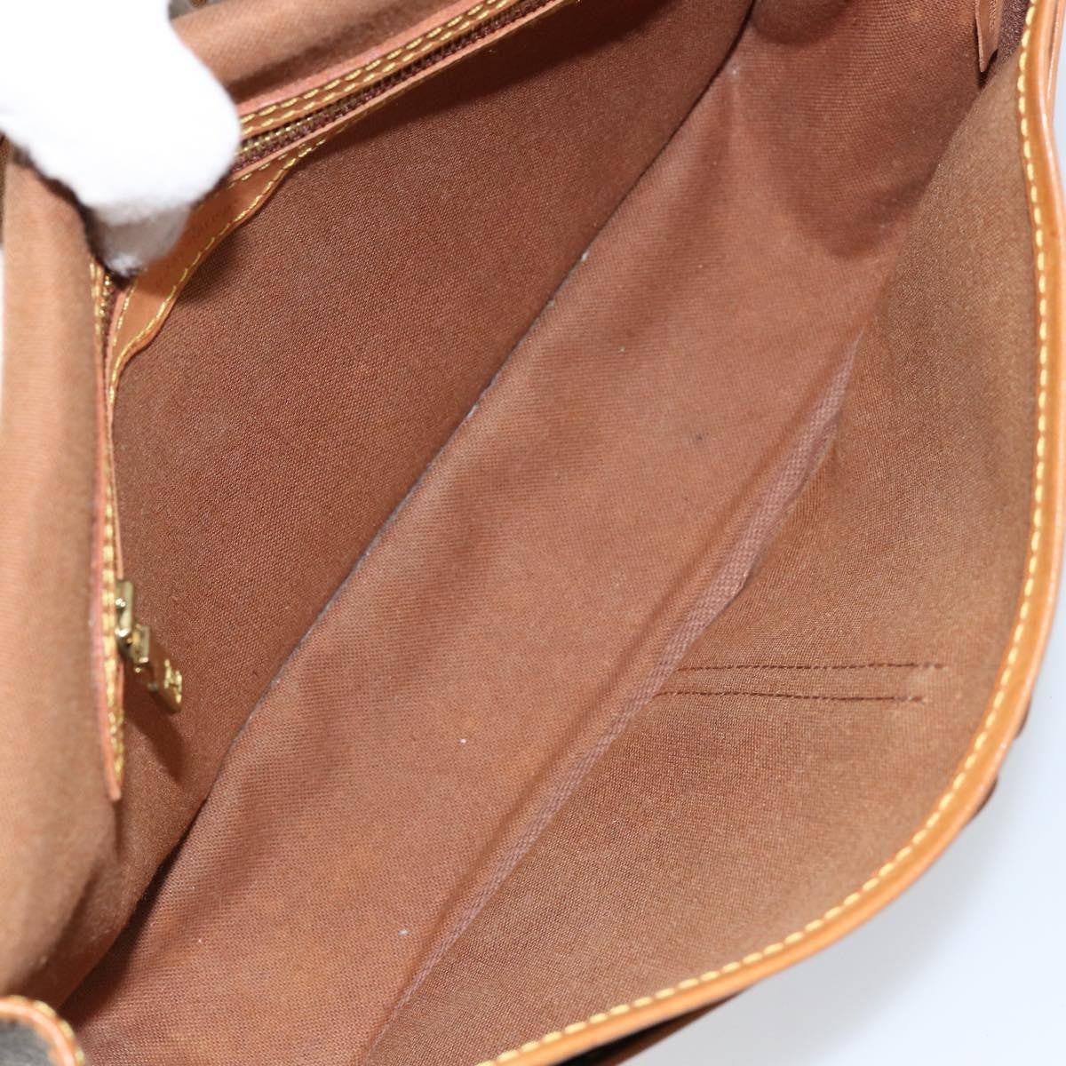 Louis Vuitton Sac Gibeciere Messenger Monogram Canvas Brown Canvas Shoulder Bag Bag (Pre-Owned)