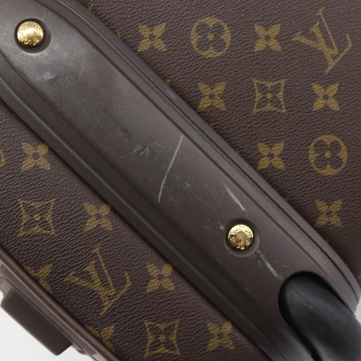 Louis Vuitton Pegase Luggage Monogram Canvas Brown Canvas Travel Bag Bag (Pre-Owned)