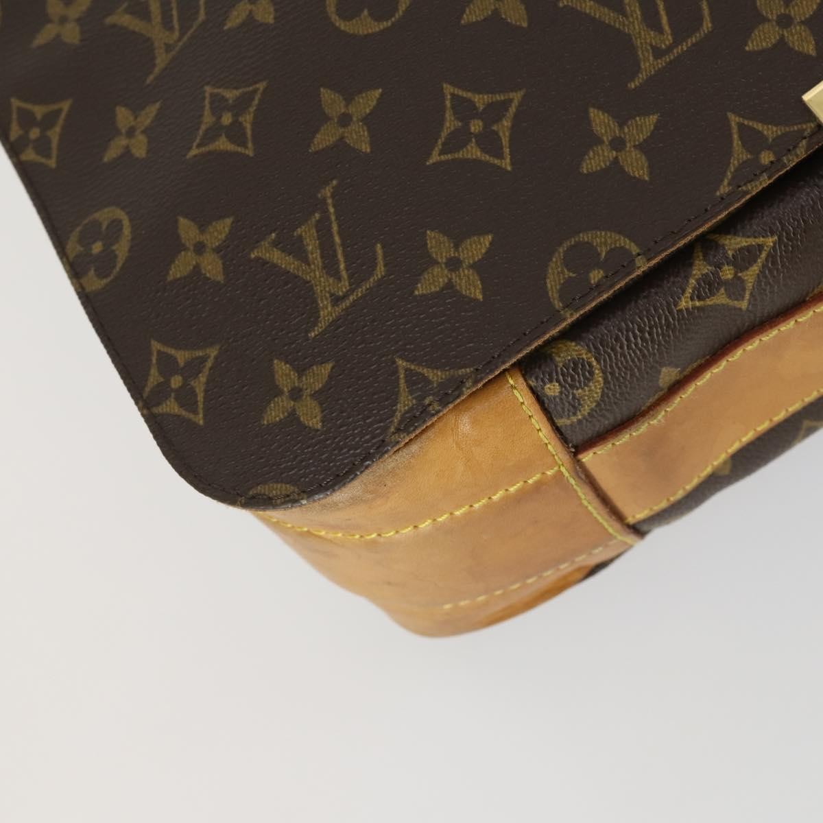 Louis Vuitton Abbesses Messenger Monogram Canvas Brown Canvas Shoulder Bag Bag (Pre-Owned)