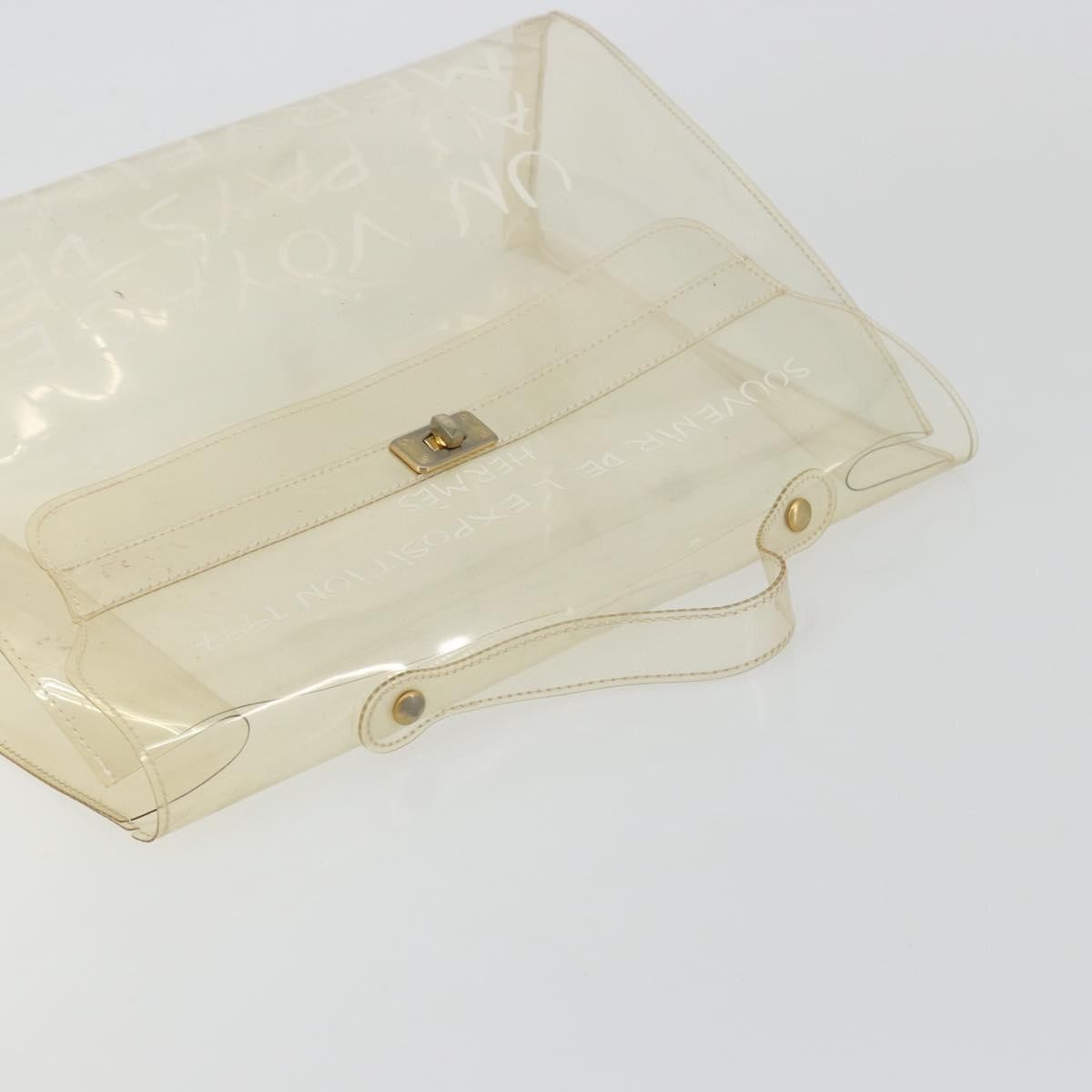 Hermes Kelly Souvenir Vinyl Clear Plastic Handbag (Pre-Owned)