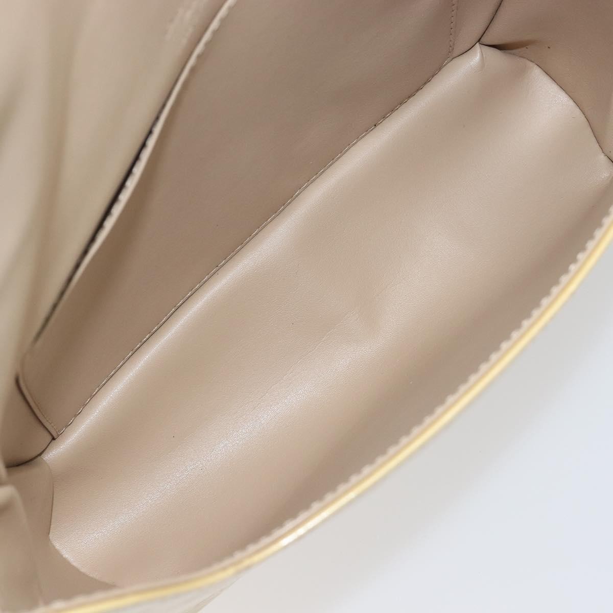 Louis Vuitton Thompson Street Monogram Vernis Beige Patent_Leather Shoulder Bag Bag (Pre-Owned)
