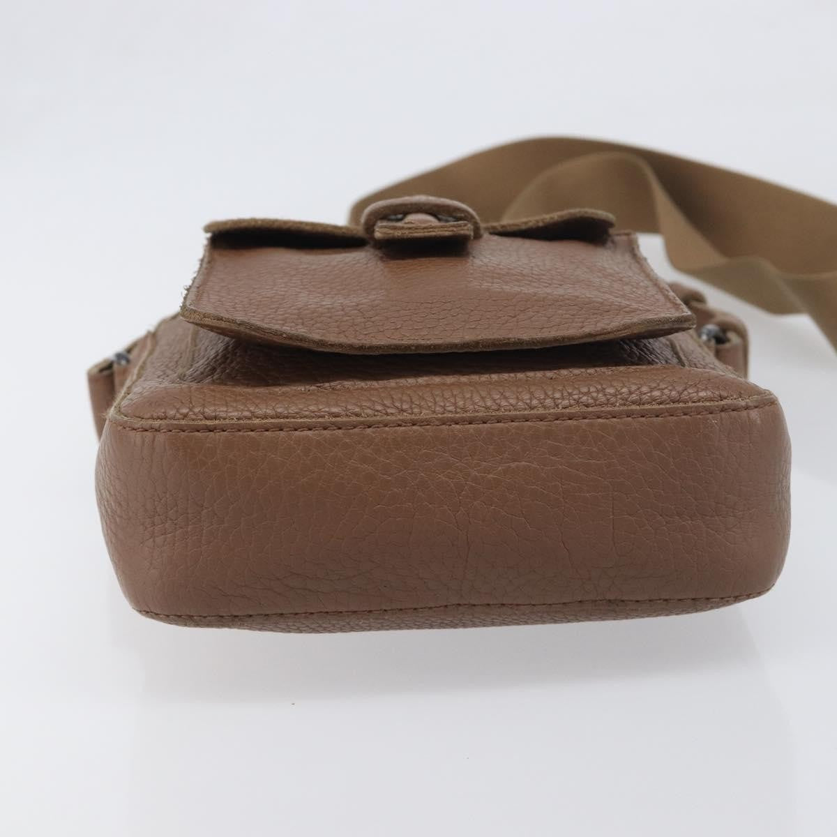 Bottega Veneta Shoulder Leather Brown Leather Shoulder Bag Bag (Pre-Owned)