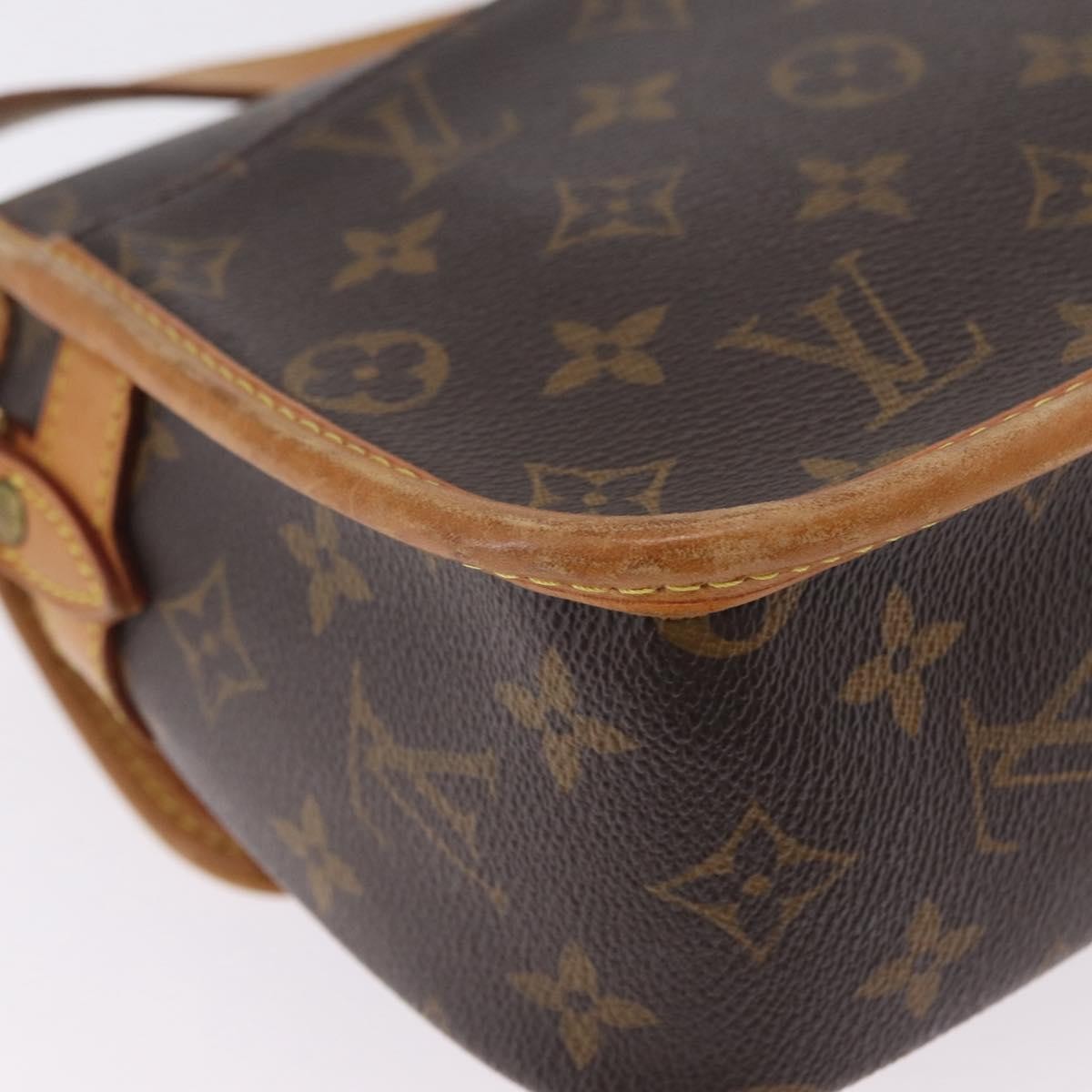 Louis Vuitton Sologne Monogram Canvas Brown Canvas Handbag (Pre-Owned)