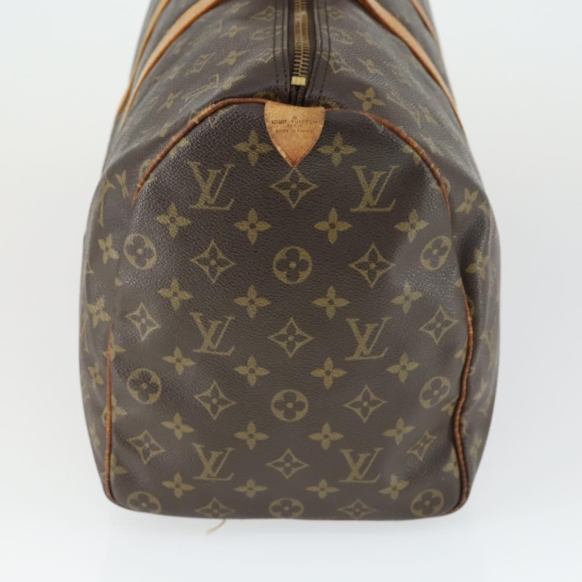 Louis Vuitton Keepall Monogram Canvas Brown Canvas Travel Bag Bag (Pre-Owned)