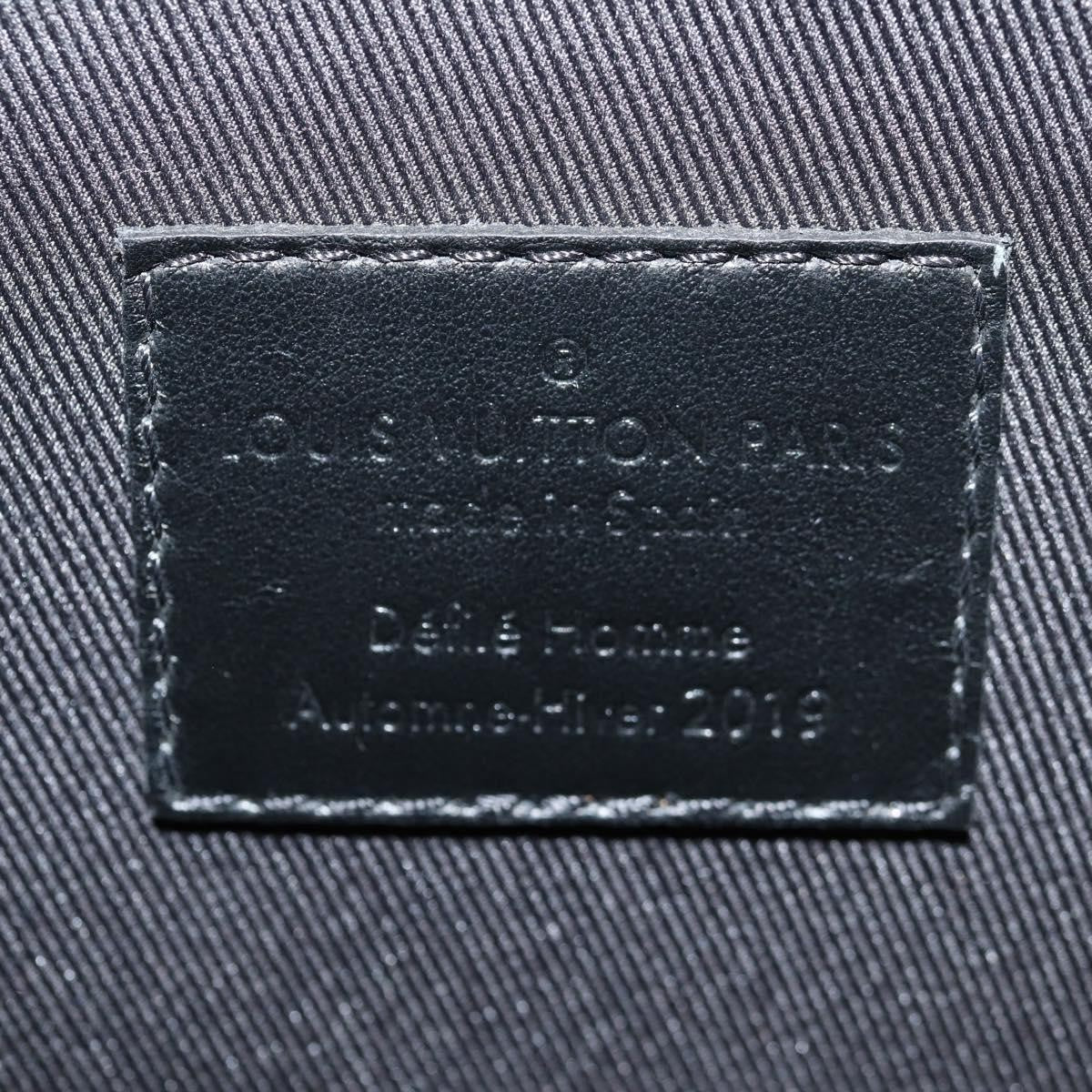 Louis Vuitton Pochette A4 Rainbow Taiga Leather Black Leather Clutche & Pouche Bag (Pre-Owned)