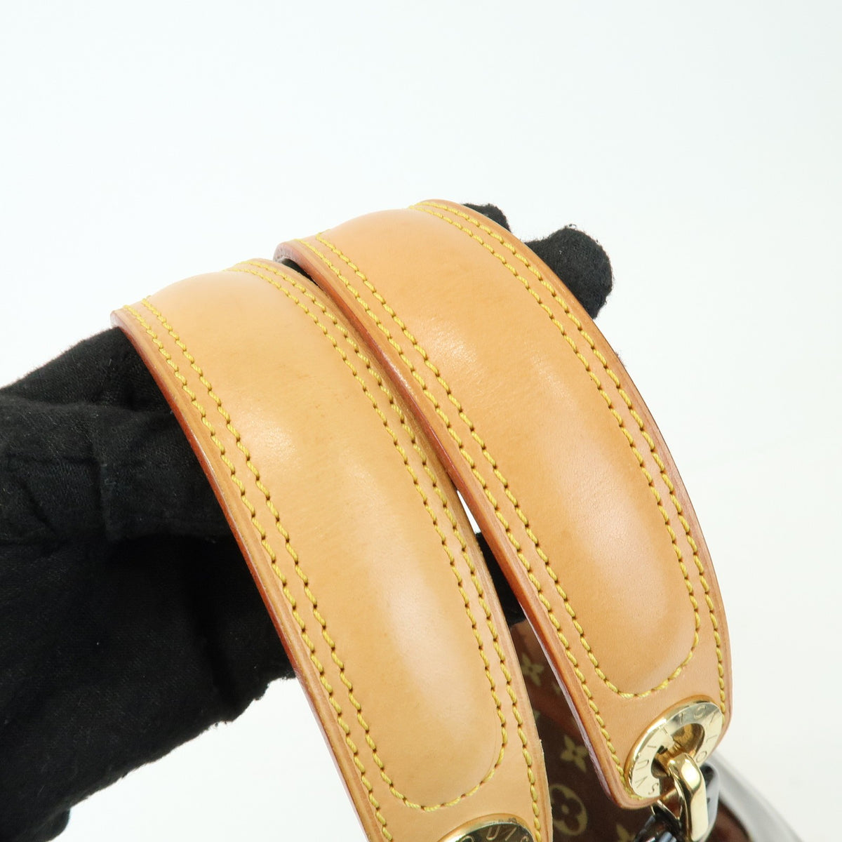 Louis Vuitton Sac Ambre Monogram Vinyl Brown Plastic Handbag (Pre-Owned)
