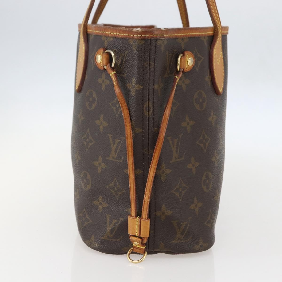 Louis Vuitton Neverfull Monogram Canvas Brown Canvas Tote Bag Bag (Pre-Owned)