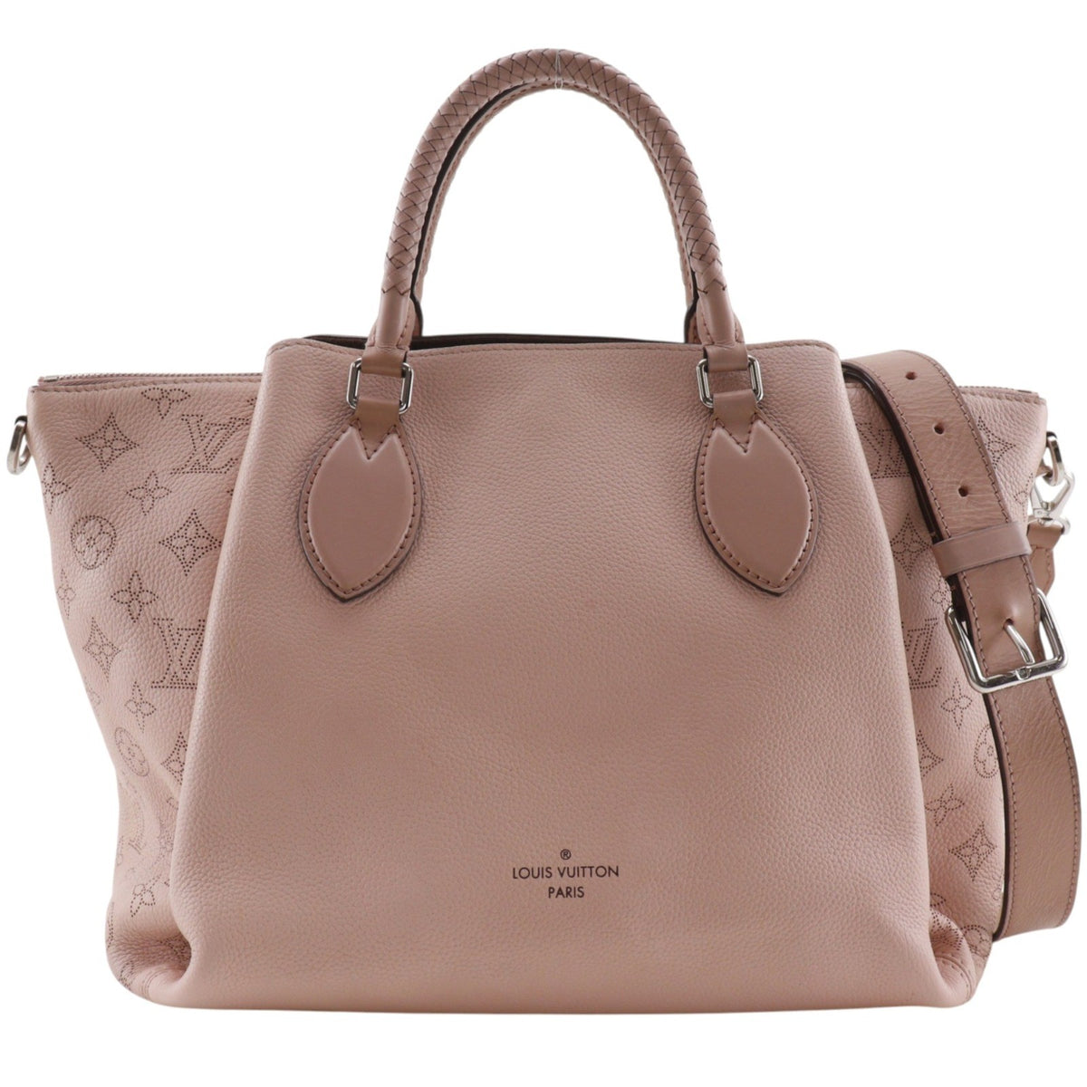 Louis Vuitton Haumea Mahina Leather Pink Leather Handbag (Pre-Owned)
