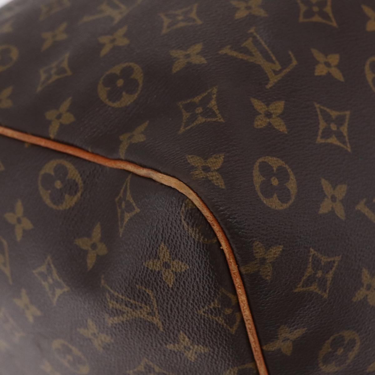 Louis Vuitton Keepall Monogram Canvas Brown Canvas Travel Bag Bag (Pre-Owned)
