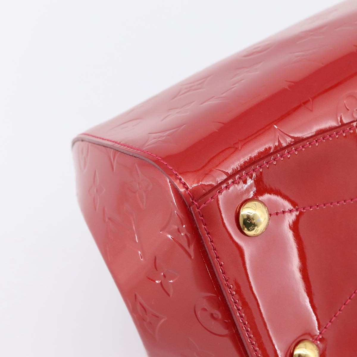 Louis Vuitton Montana Monogram Vernis Red Patent_Leather Handbag (Pre-Owned)