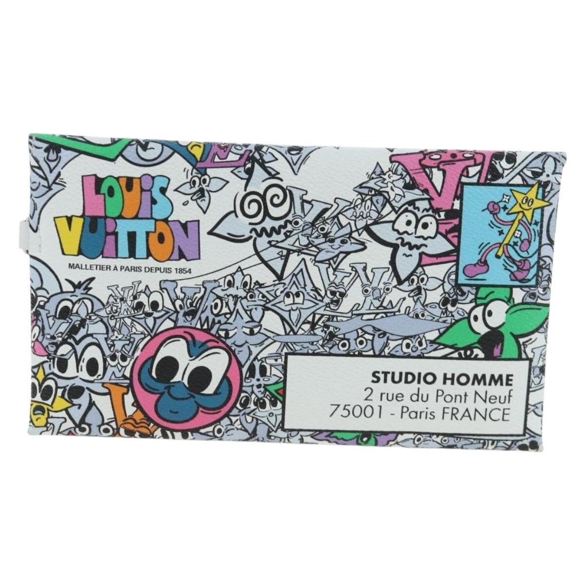 Louis Vuitton Trio Envelope Pouch Set Limited Edition Monogram Comics Canvas Multicolour Canvas Clutche & Pouche Bag (Pre-Owned)