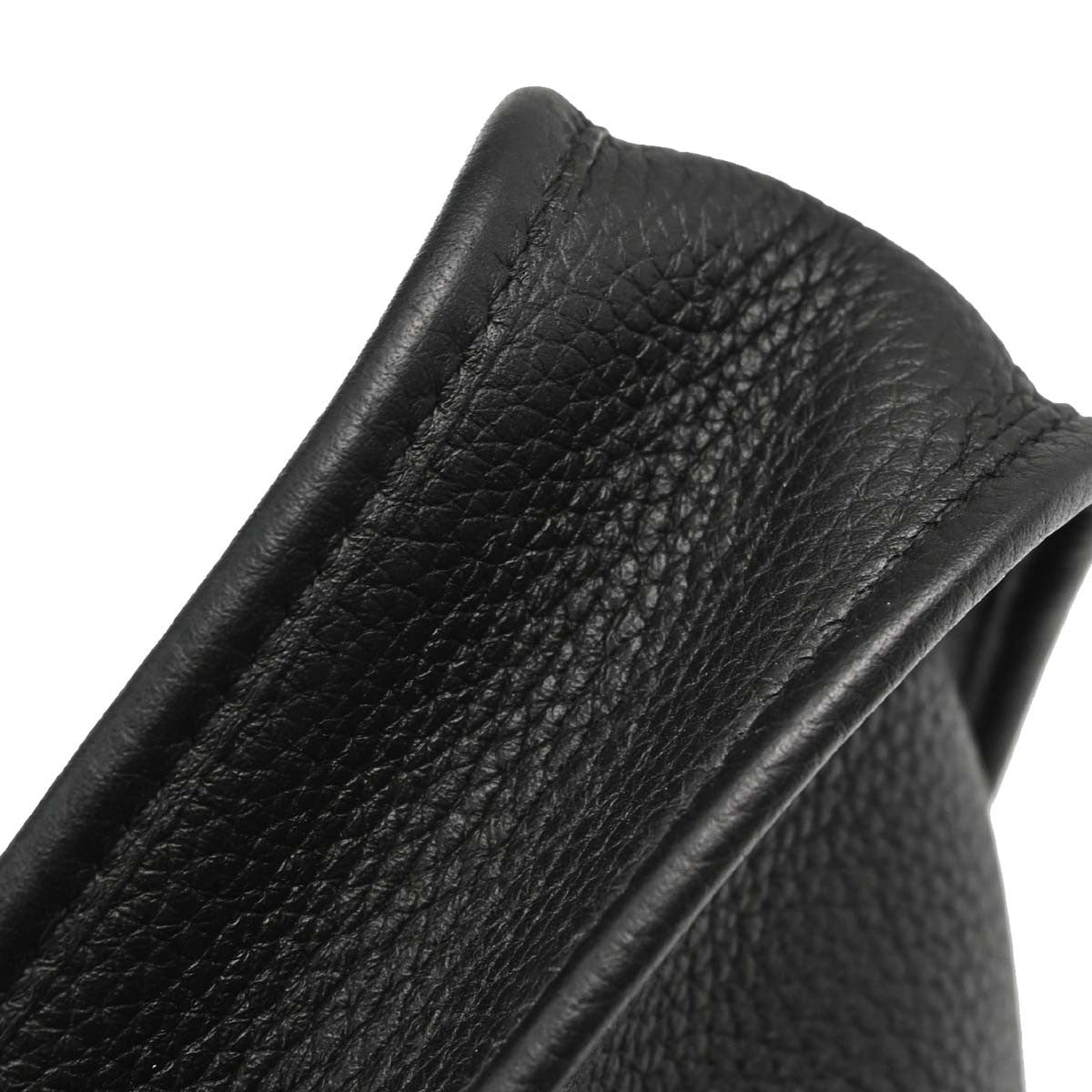 Hermes Evelyne Bag Gen Iii Clemence Black Leather Shoulder Bag Bag (Pre-Owned)