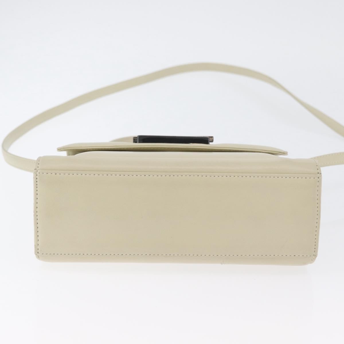 Givenchy Vintage Leather Beige Leather Handbag (Pre-Owned)