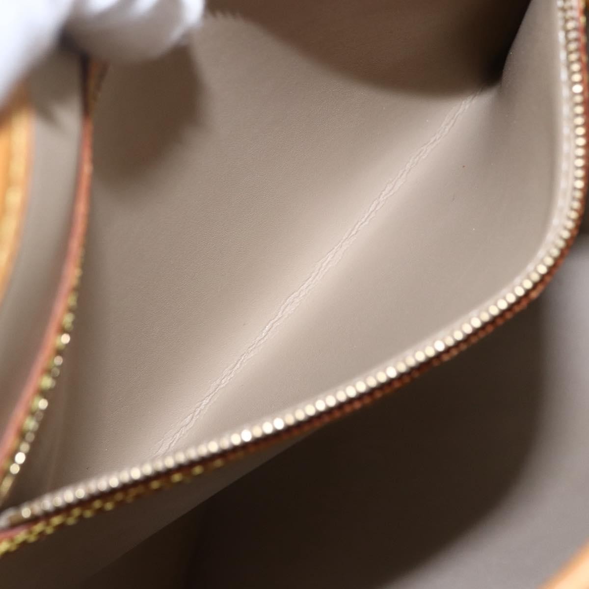 Louis Vuitton Bucket Monogram Vernis Beige Patent_Leather Shoulder Bag Bag (Pre-Owned)