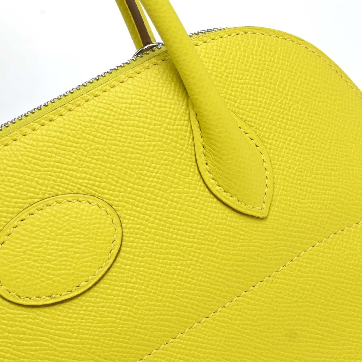 Hermes Bolide Epsom Yellow Leather Handbag (Pre-Owned)