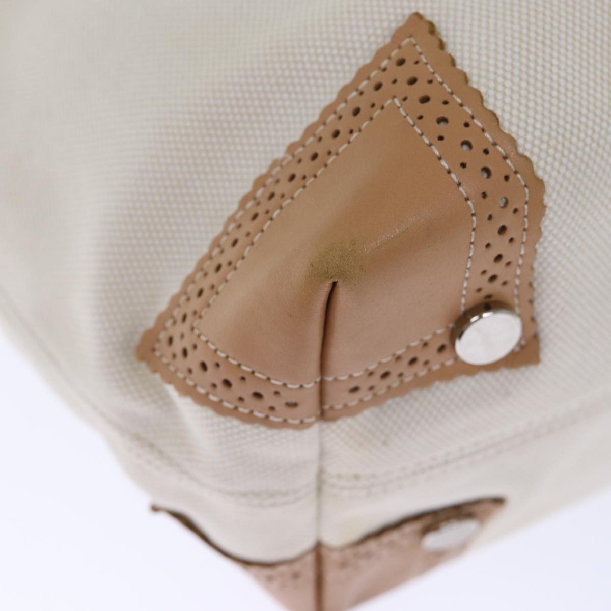 Burberry Blue Label Canvas Beige Canvas Tote Bag Bag (Pre-Owned)