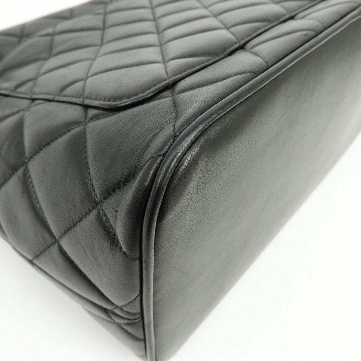 Chanel Medallion Quilted Caviar Black Calfskin Tote Bag Bag (Pre-Owned)