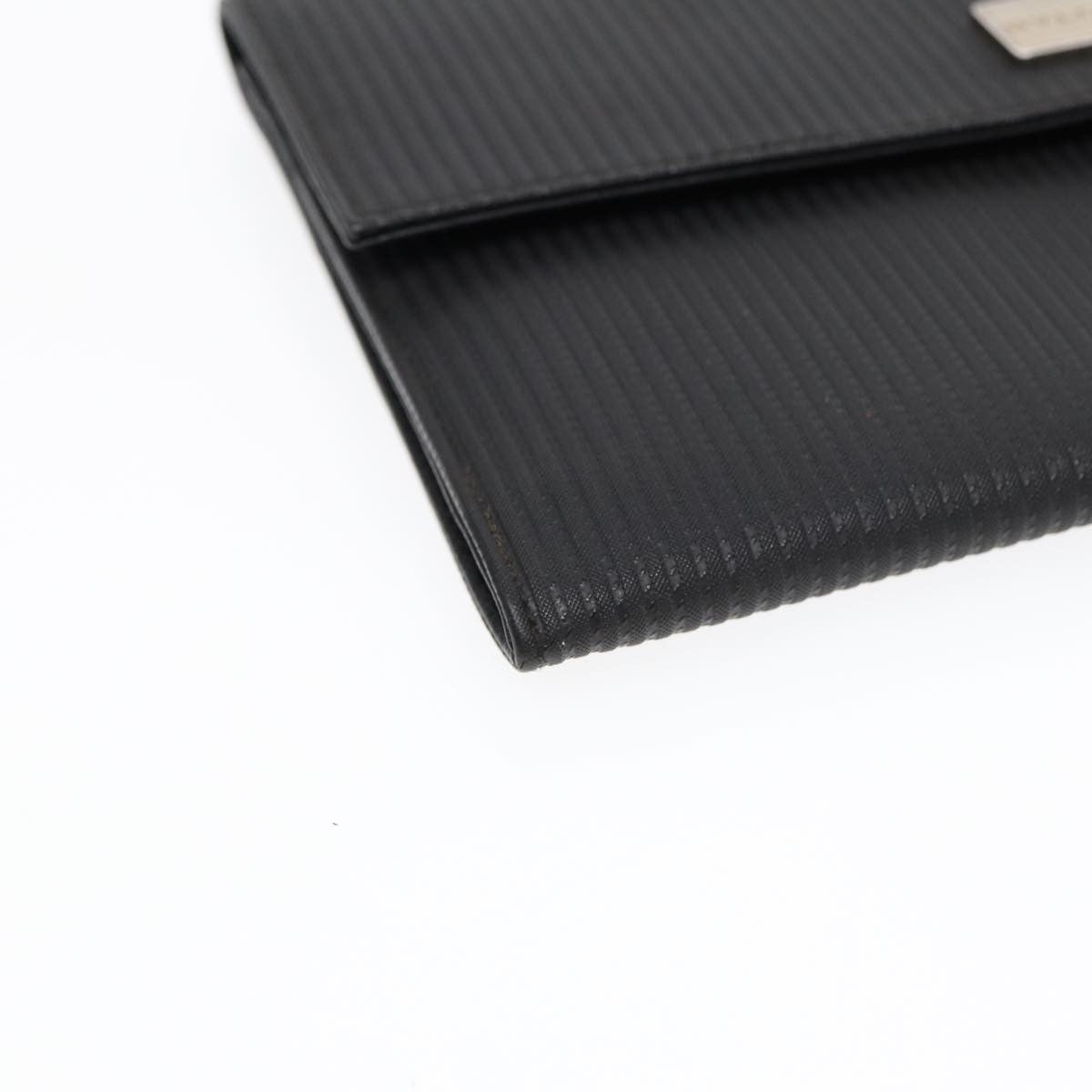 Bvlgari Clutch Pvc Leather Black Pvc Clutche & Pouche Bag (Pre-Owned)