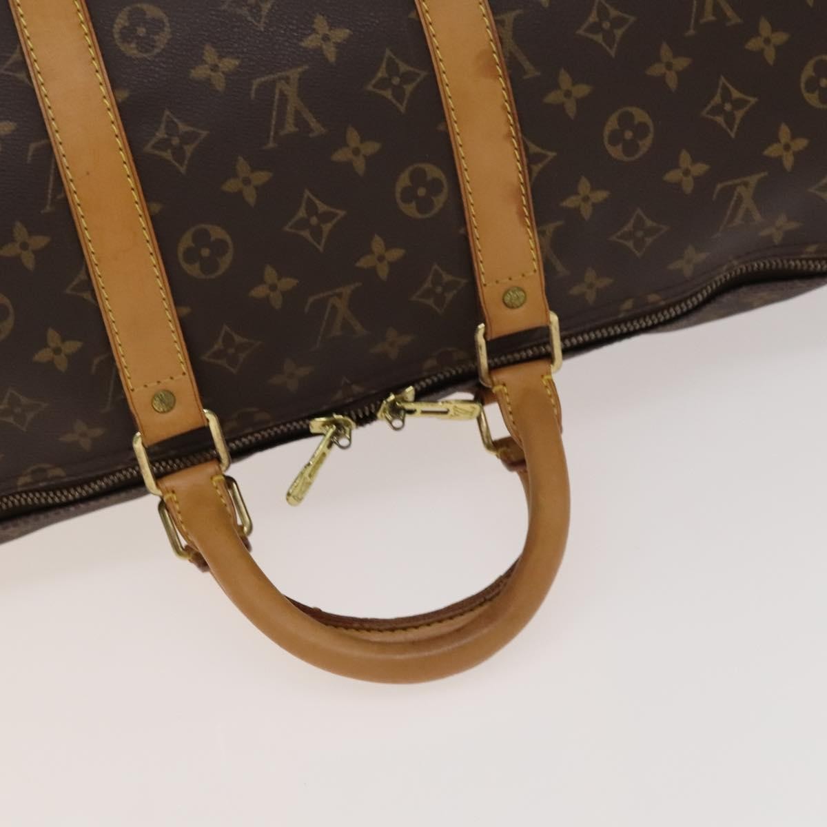 Louis Vuitton Keepall Monogram Canvas Brown Canvas Travel Bag Bag (Pre-Owned)