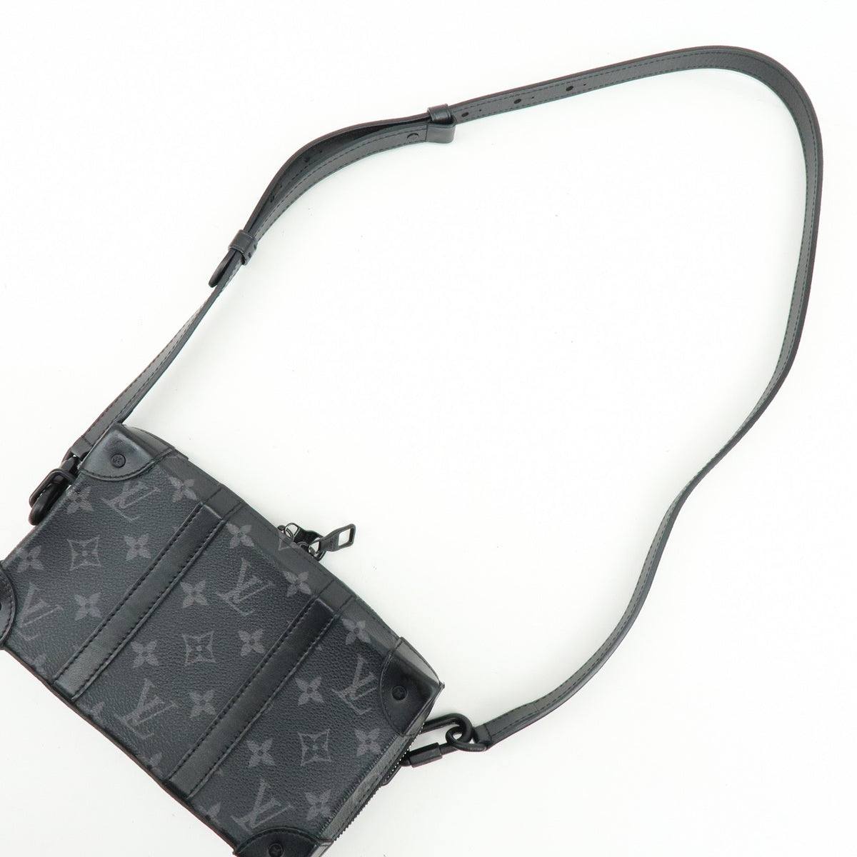 Louis Vuitton Soft Trunk Monogram Eclipse Canvas Black Canvas Wallets Accessory (Pre-Owned)