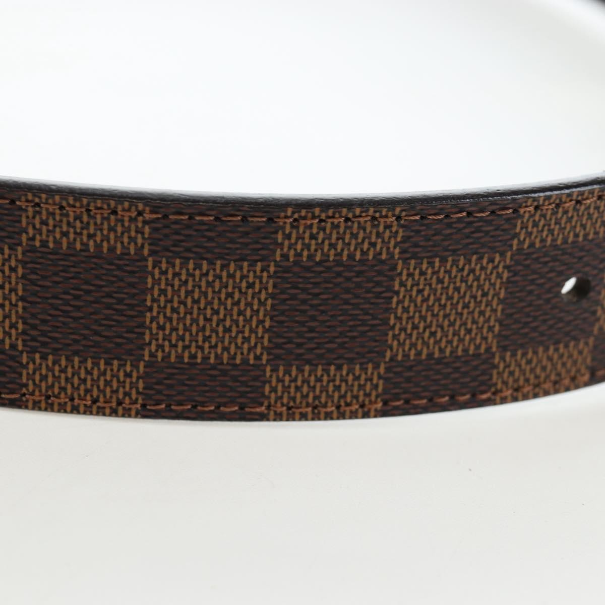 Louis Vuitton Inventeur Belt Damier Ebene Brown Canvas Belts Accessory (Pre-Owned)