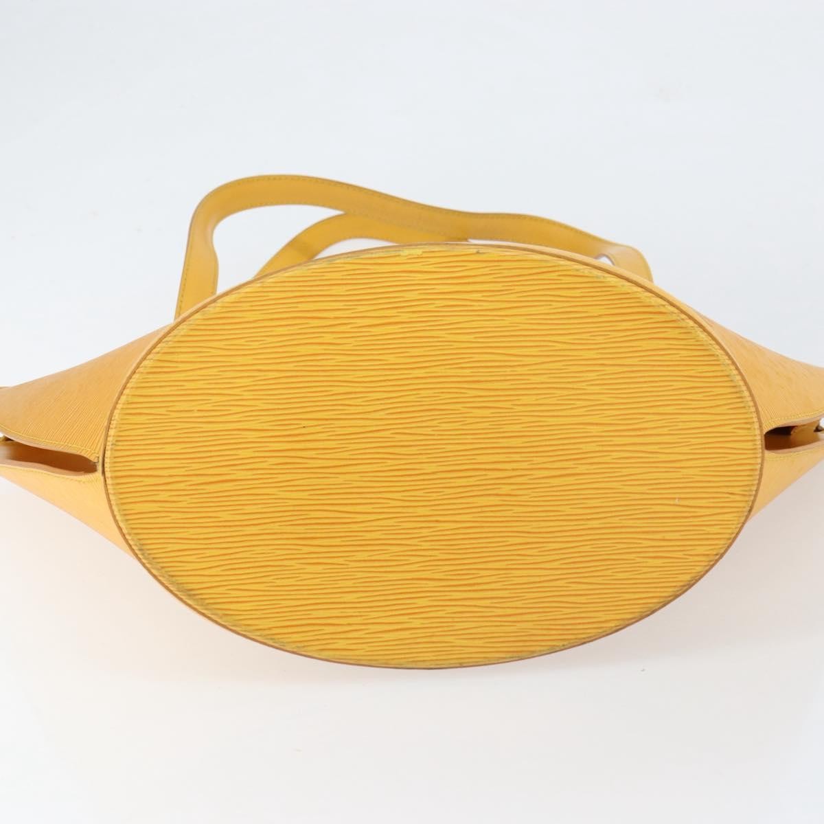 Louis Vuitton Saint Jacques Epi Leather Yellow Leather Handbag (Pre-Owned)