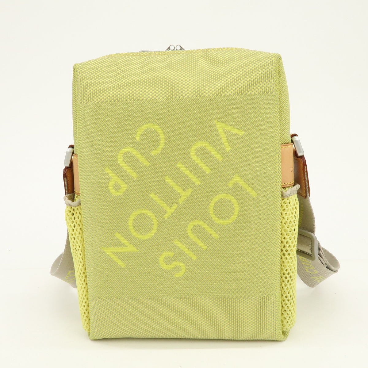 Louis Vuitton Cup Weathery Damier Geant Canvas Green Canvas Handbag (Pre-Owned)
