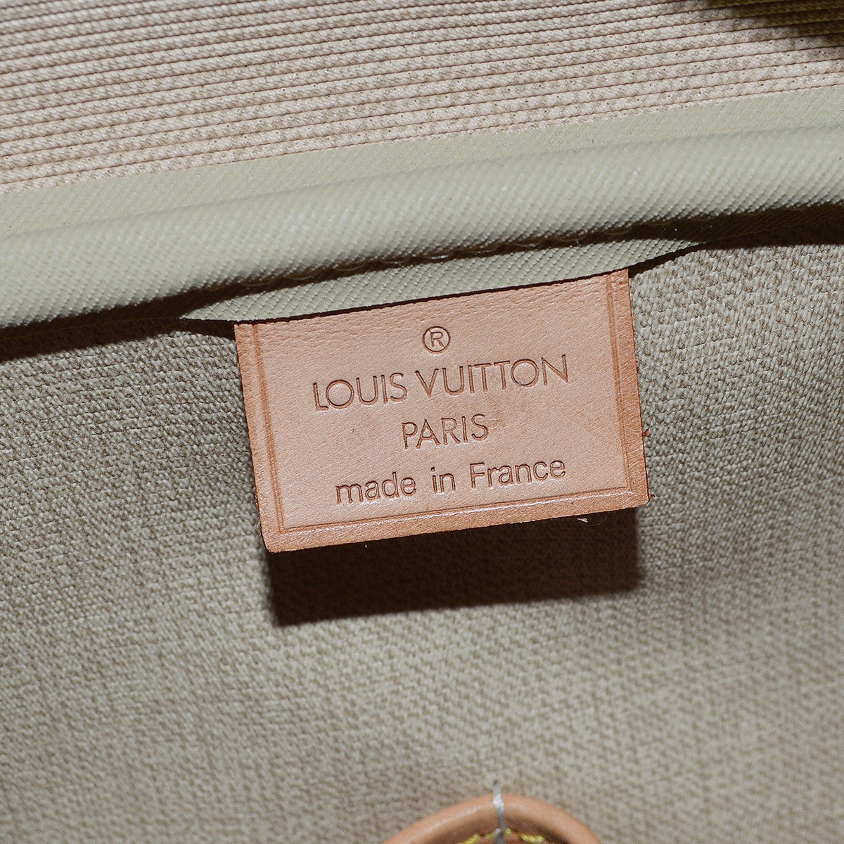 Louis Vuitton Deauville Limited Edition Since 1854 Monogram Jacquard Brown Canvas Handbag (Pre-Owned)