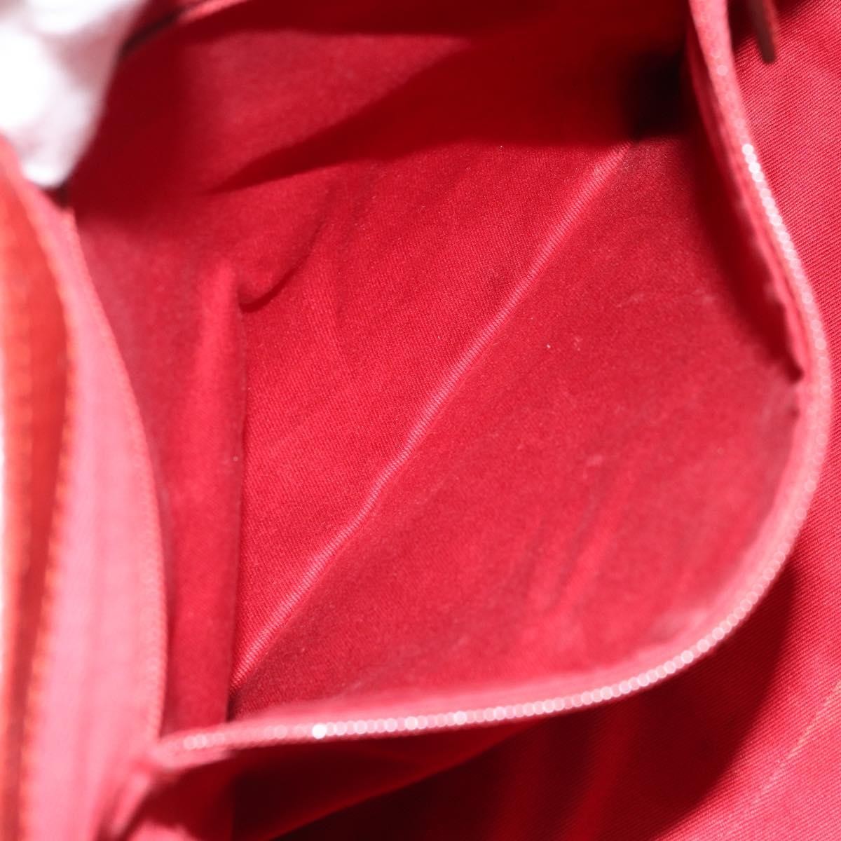 Gucci Vintage Open Tote Gg Canvas And Leather Red Canvas Tote Bag Bag (Pre-Owned)