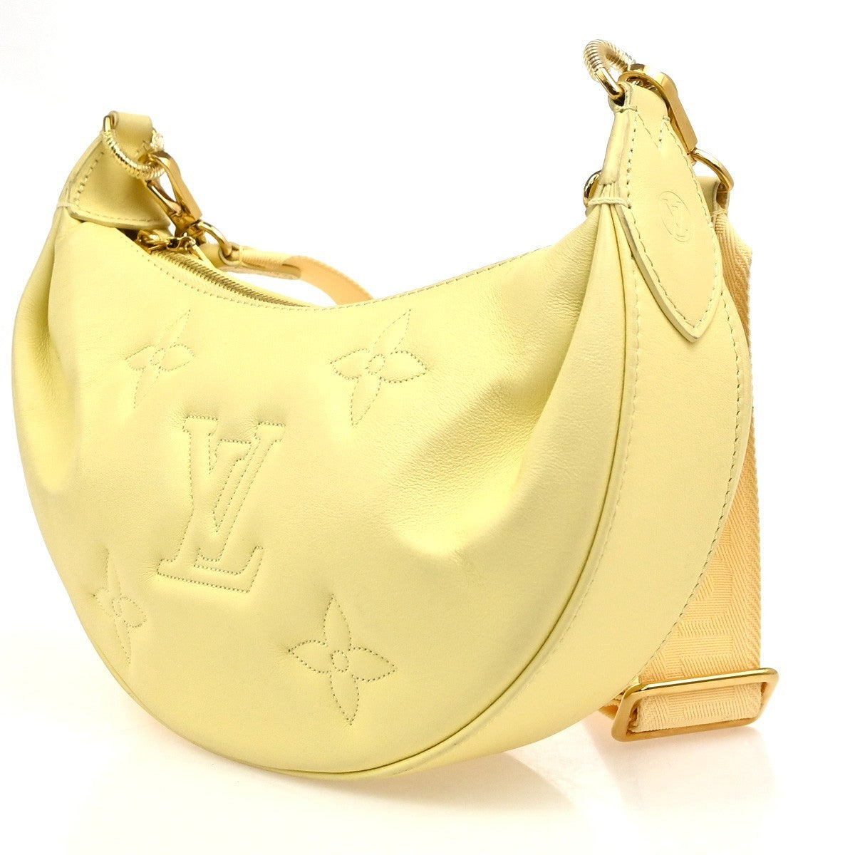 Louis Vuitton Over The Moon Bubblegram Leather Yellow Leather Handbag (Pre-Owned)