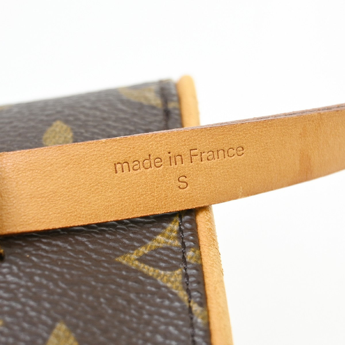 Louis Vuitton Florentine Waist Monogram Canvas Brown Canvas Handbag (Pre-Owned)