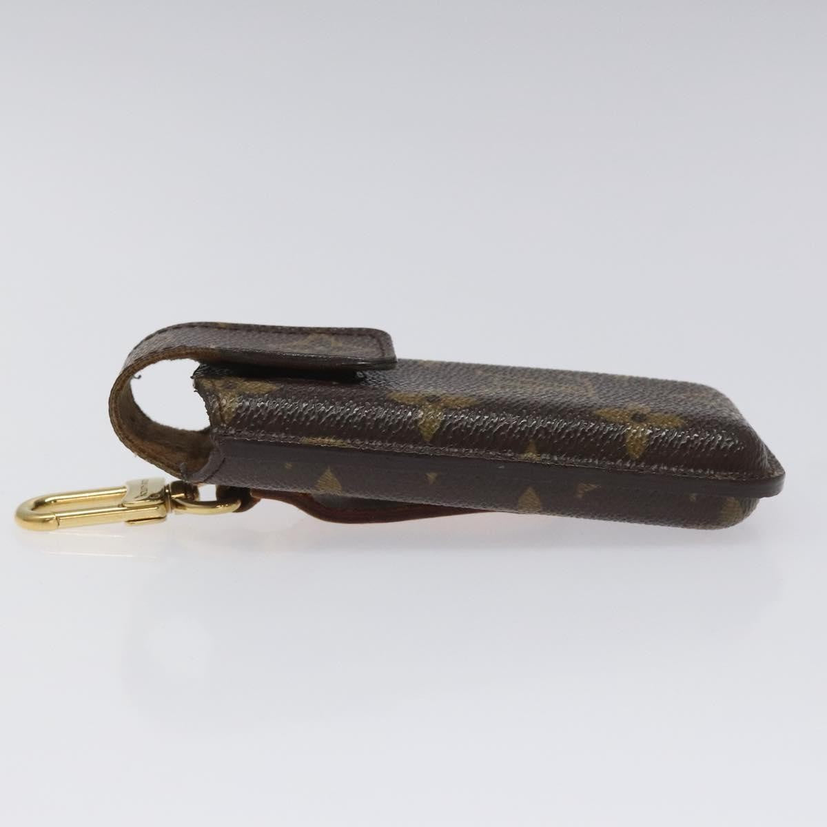 Louis Vuitton Étui Téléphone Monogram Canvas Brown Canvas Tech Accessory Accessory (Pre-Owned)