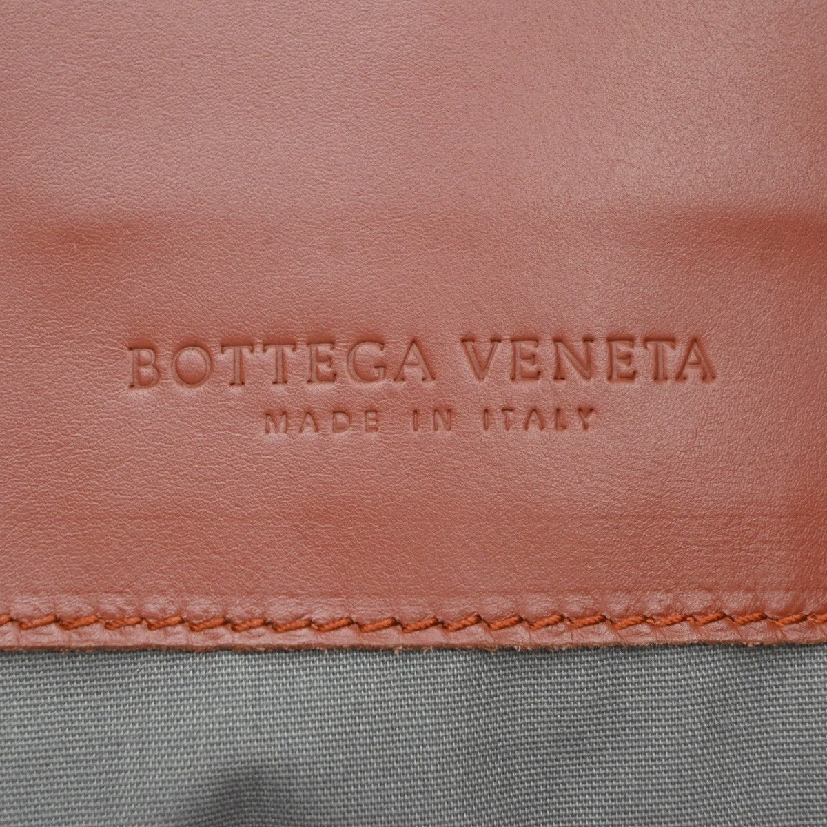 Bottega Veneta Belted Tote Intrecciato Nappa Red Leather Tote Bag Bag (Pre-Owned)