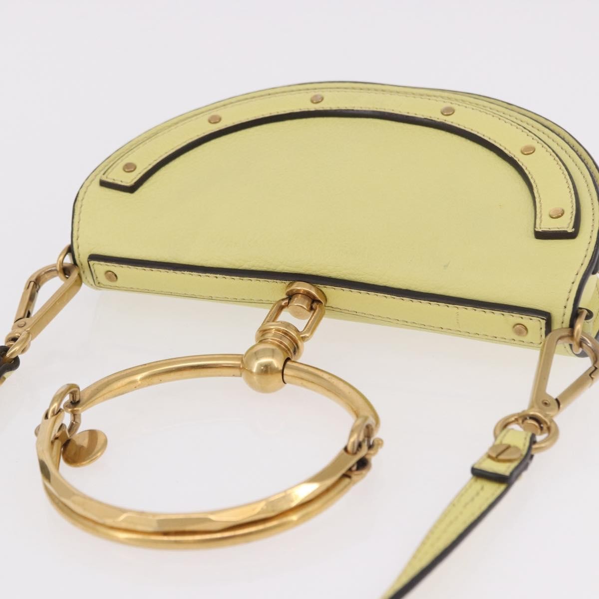 Chloe Nile Leather Yellow Leather Handbag (Pre-Owned)