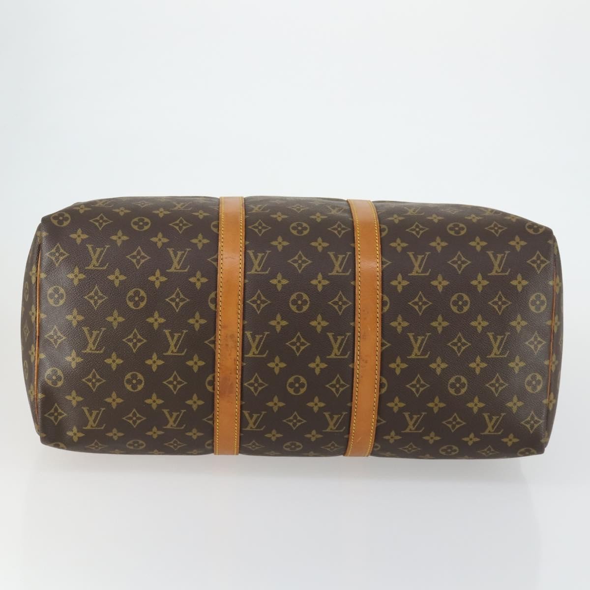 Louis Vuitton Keepall Monogram Canvas Brown Canvas Travel Bag Bag (Pre-Owned)
