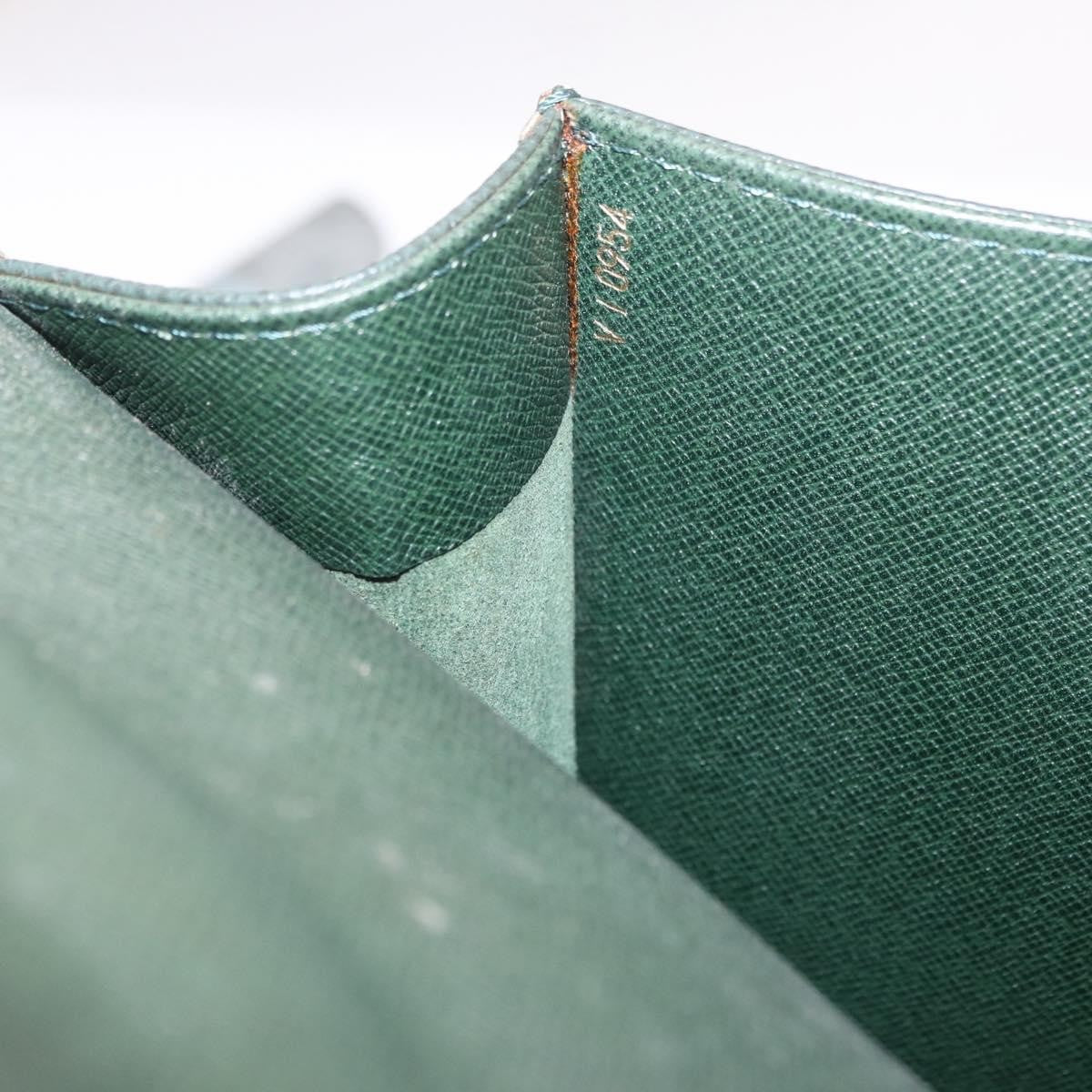 Louis Vuitton Robusto Taiga Green Leather Briefcase Bag (Pre-Owned)