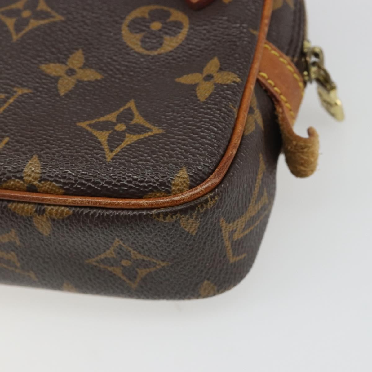 Louis Vuitton Pochette Marly Bandouliere Monogram Canvas Brown Canvas Shoulder Bag Bag (Pre-Owned)