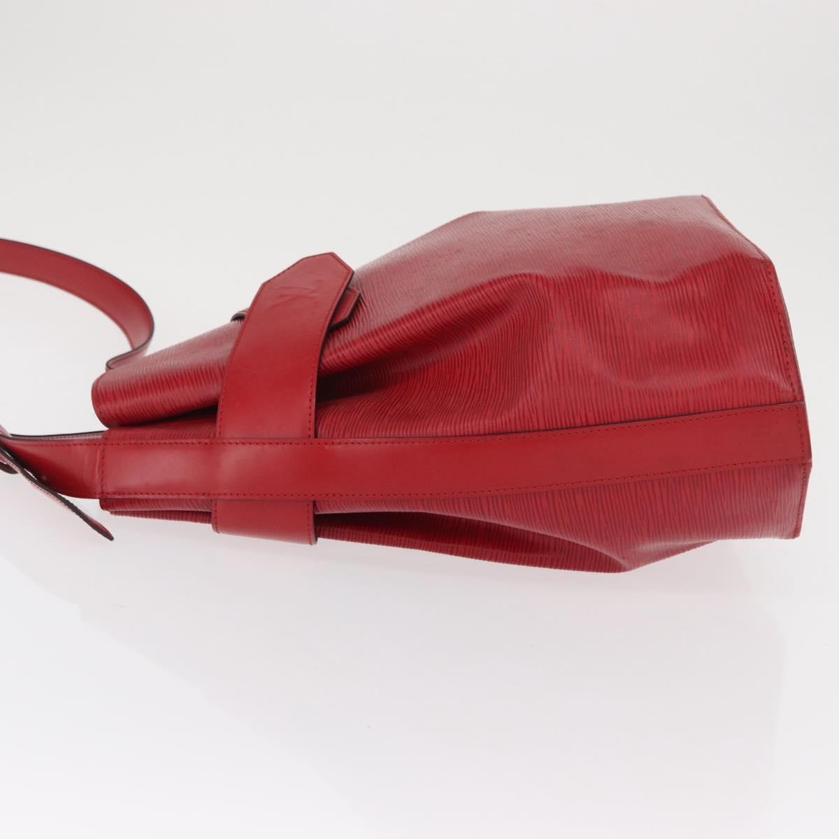 Louis Vuitton Vintage Sac D'epaule Epi Leather Red Leather Shoulder Bag Bag (Pre-Owned)