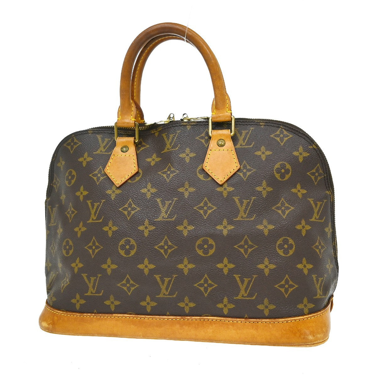 Louis Vuitton Alma Monogram Canvas Brown Canvas Handbag (Pre-Owned)