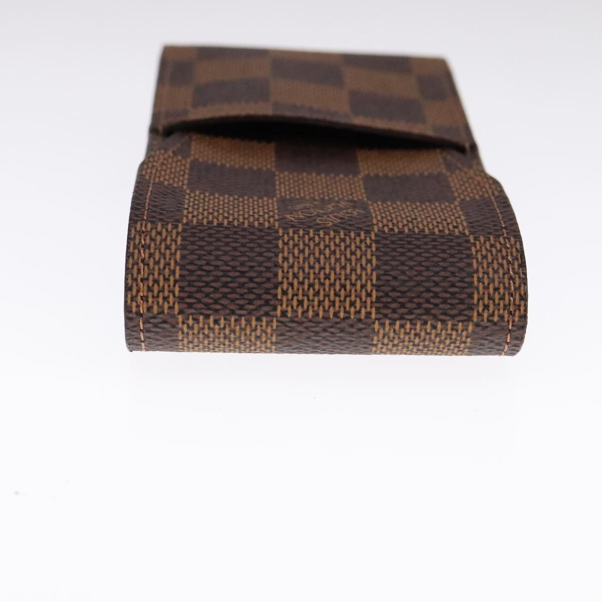Louis Vuitton Etui Cigarette Case Damier Canvas Brown Canvas Wallets Accessory (Pre-Owned)